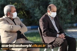 آئین غبار روبی و عطر افشانی مزار شهید گمنام پردیس فاطمه الزهرا(س) برگزارشد 2