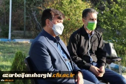 آئین غبار روبی و عطر افشانی مزار شهید گمنام پردیس فاطمه الزهرا(س) برگزارشد 2