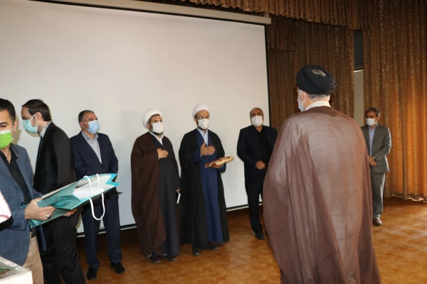 آیین تکریم و معارفه مسئول نهاد نمایندگی مقام معظم رهبری در دانشگاه فرهنگیان استان آذربایجان شرقی  12