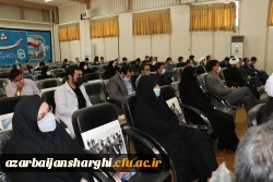 آیین تکریم و معارفه مسئول نهاد نمایندگی مقام معظم رهبری در دانشگاه فرهنگیان استان آذربایجان شرقی  14