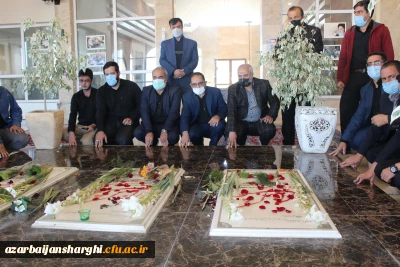 مراسم پرشکوه جاماندگان اربعین حسینی در دانشگاه فرهنگیان آذربایجانشرقی