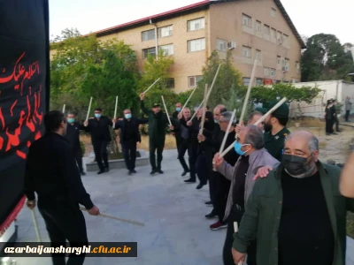 پاسداشت هفته دفاع مقدس و تقارن این ایام با اربعین حسینی با همکاری حوزه عمار بسیج سپاه در دانشگاه فرهنگیان آذربایجان شرقی