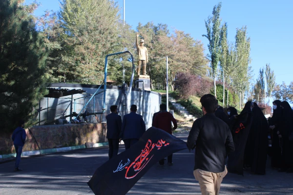 مراسم پرشکوه جاماندگان اربعین حسینی در دانشگاه فرهنگیان آذربایجانشرقی 12