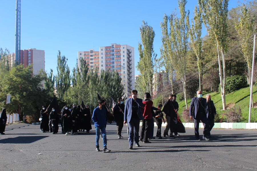 مراسم پرشکوه جاماندگان اربعین حسینی در دانشگاه فرهنگیان آذربایجانشرقی 13