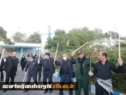 مراسم عزاداری اربعین حسینی دانشگاه فرهنگیان و حوزه مقاومت عمار آذربایجان شرقی 3