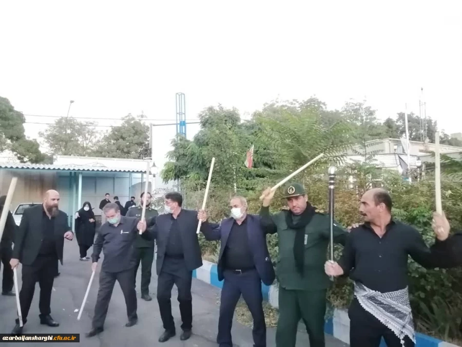 مراسم عزاداری اربعین حسینی دانشگاه فرهنگیان و حوزه مقاومت عمار آذربایجان شرقی 3