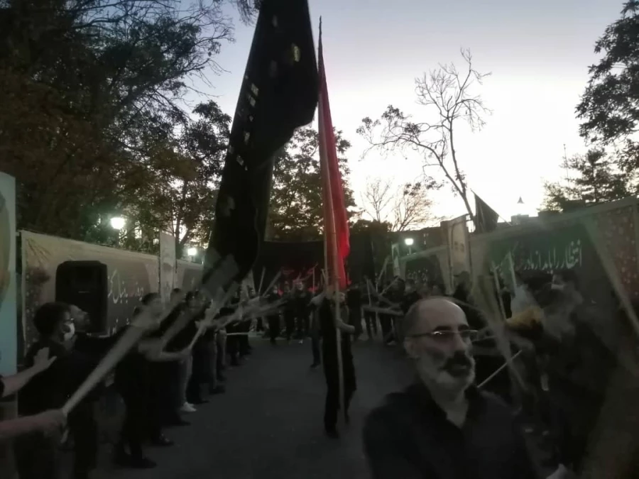 مراسم عزاداری اربعین حسینی دانشگاه فرهنگیان و حوزه مقاومت عمار آذربایجان شرقی 4