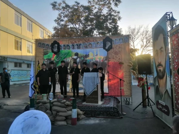 مراسم عزاداری اربعین حسینی دانشگاه فرهنگیان و حوزه مقاومت عمار آذربایجان شرقی 13