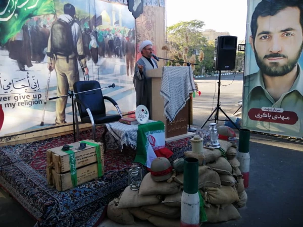 مراسم عزاداری اربعین حسینی دانشگاه فرهنگیان و حوزه مقاومت عمار آذربایجان شرقی 17