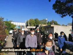 مراسم عزاداری اربعین حسینی دانشگاه فرهنگیان و حوزه مقاومت عمار آذربایجان شرقی 18