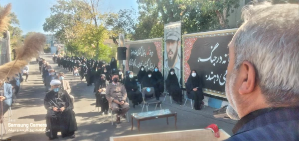 مراسم اربعین حسینی و هفته دفاع مقدس درپردیس فاطمه الزهرا سلام الله علیها دانشگاه فرهنگیان آذربایجان شرقی برگزار شد .    3