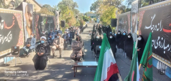 مراسم اربعین حسینی و هفته دفاع مقدس درپردیس فاطمه الزهرا سلام الله علیها دانشگاه فرهنگیان آذربایجان شرقی برگزار شد .    4