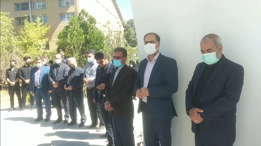 مراسم اربعین حسینی و هفته دفاع مقدس درپردیس فاطمه الزهرا سلام الله علیها دانشگاه فرهنگیان آذربایجان شرقی برگزار شد .    6