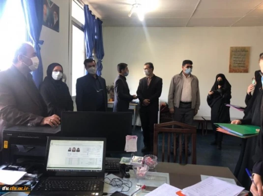 بازدید هیات رئیسه دانشگاه از مراحل ثبت نام دانشجویان جدیدالورود سال 1400 و فضاها
 
در تاریخ 14 مهر 1400 انجام شد:
بازدید مدیر امور پردیس های استان آذربایجان شرقی از مراحل ثبت نام دانشجویان جدیدالورود سال 1400

به گزارش روابط عمومی پردیس، ظهر روز چهارشنبه 