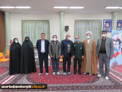 دیدار رئیس دانشگاه استان آذربایجانشرقی بهمراه مسئولین و روسای پردیس ها با سردار عباسقلی زاده فرمانده سپاه عاشورای استان آذربایجانشرقی