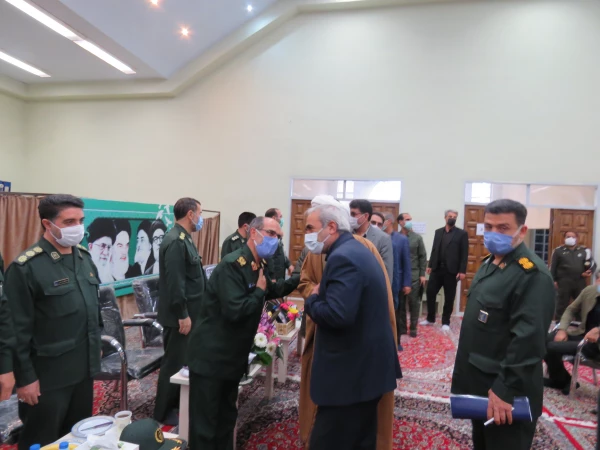 دیدار رئیس دانشگاه آذربایجانشرقی بهمراه مسئولین و روسای پردیس ها با سردار عباسقلی زاده فرمانده سپاه عاشورای استان آذربایجانشرقی 3