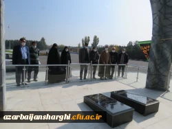 دیدار رئیس دانشگاه استان آذربایجانشرقی بهمراه مسئولین و روسای پردیس ها با سردار عباسقلی زاده فرمانده سپاه عاشورای استان آذربایجانشرقی 4