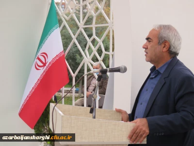 مراسم کلنگ زنی ساختمان آموزشی پردیس فاطمه الزهرا (س) دانشگاه فرهنگیان استان آذربایجانشرقی