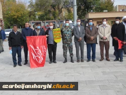 حضور پرشور خانواده بزرگ دانشگاه فرهنگیان آذربایجانشرقی در در مراسم یوم الله 13 آبان 5