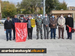حضور پرشور خانواده بزرگ دانشگاه فرهنگیان آذربایجانشرقی در در مراسم یوم الله 13 آبان 16