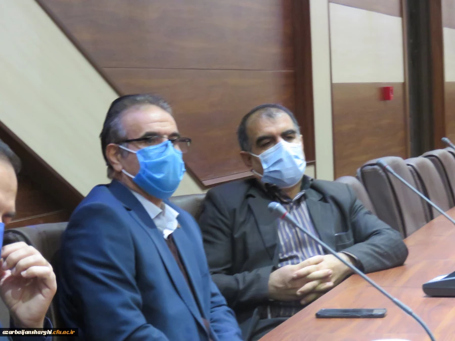 نشست اساتید هیئت علمی دانشگاه فرهنگیان با مدیریت امور پردیس های استان آذربایجان شرقی 22