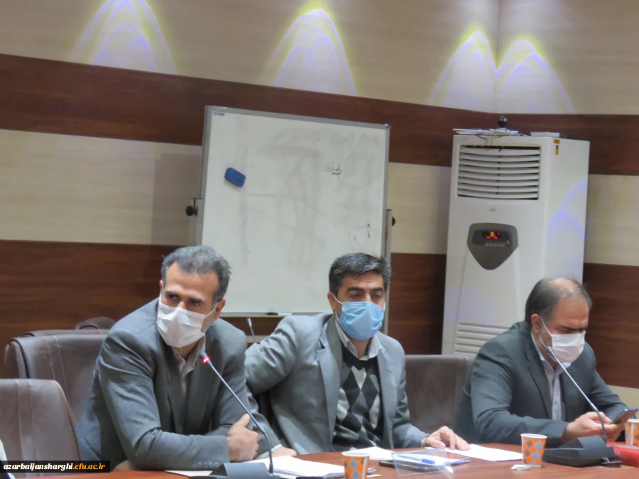 نشست اساتید وهیئت علمی پردیس علامه امینی دانشگاه فرهنگیان با حضوردکتر خدیوی مدیر امور پردیس های دانشگاه فرهنگیان آذربایجانشرقی 8