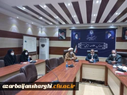 مراسم هفته کتاب و کتاب خوانی  در پردیس علامه امینی دانشگاه فرهنگیان آذربایجانشرقی برگزار شد  2