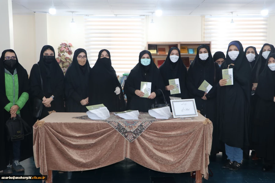 مراسم گرامیداشت هفته کتاب و کتاب خوانی و رونمایی از کتابخانه پردیس فاطمه الزهرا(س) تبریز 12