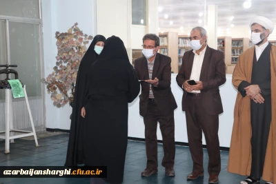 مراسم گرامیداشت هفته کتاب و کتاب خوانی و رونمایی از کتابخانه پردیس فاطمه الزهرا(س) دانشگاه فرهنگیان استان آذربایجان شرقی
