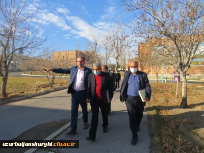 بازدید مدیر بهسازی و منابع انسانی دانشگاه فرهنگیان کشور از امکانات پردیس های دانشگاه فرهنگیان استان آذربایجانشرقی 