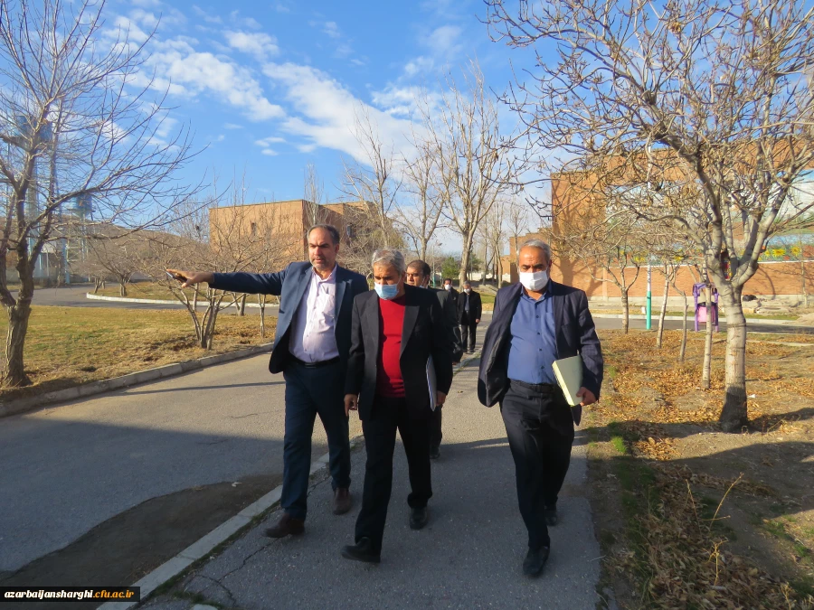 بازدید مدیر بهسازی و منابع انسانی دانشگاه فرهنگیان کشور از امکانات پردیس های دانشگاه فرهنگیان استان آذربایجانشرقی  2