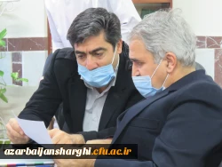 بازدید مدیر بهسازی و منابع انسانی دانشگاه فرهنگیان کشور از امکانات پردیس های دانشگاه فرهنگیان استان آذربایجانشرقی  3