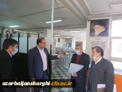 بازدید مدیر بهسازی و منابع انسانی دانشگاه فرهنگیان کشور از امکانات پردیس های دانشگاه فرهنگیان استان آذربایجانشرقی  8