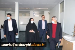 بازدید مدیر بهسازی و منابع انسانی دانشگاه فرهنگیان کشور از امکانات پردیس های دانشگاه فرهنگیان استان آذربایجانشرقی  12