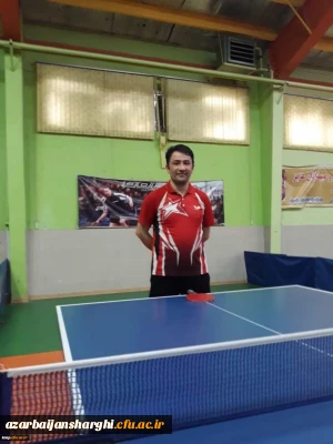 کسب مقام قهرمانی همکار عزیزمان آقای رضا سلطانی در مسابقات تنیس روی میز کارکنان دستگاههای اجرایی استان آذربایجان شرقی