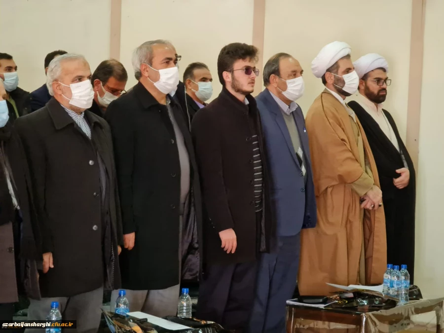 اولین سالگرد تدفین شهید گمنام دانشگاه فرهنگیان استان آذربایجان شرقی برگزار شد. 4