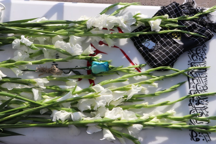 اولین سالگرد تدفین شهید گمنام دانشگاه فرهنگیان استان آذربایجان شرقی برگزار شد. 7