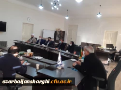 جلسه شورای نظارت، ارزیابی و تضمین کیفیت  برای از سرگیری آموزش های حضوری در دانشگاه فرهنگیان آذربایجان شرقی 2