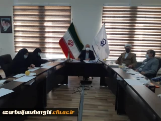 جلسه ستاد تغذیه  دانشگاه فرهنگیان استان آذربایجانشرقی برگزار گردید
