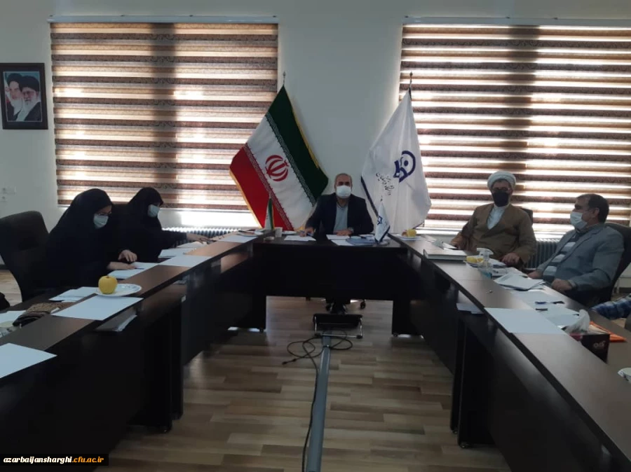 جلسه ستاد تغذیه  دانشگاه فرهنگیان استان آذربایجانشرقی برگزار گردید 2