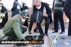 تجدید میثاق خانواده بزرگ دانشگاه فرهنگیان آذربایجانشرقی با آرمانهای شهداوامام شهیدان 3