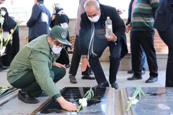 تجدید میثاق خانواده بزرگ دانشگاه فرهنگیان آذربایجانشرقی با آرمانهای شهداوامام شهیدان 3