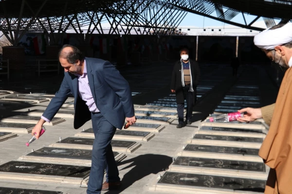 تجدید میثاق خانواده بزرگ دانشگاه فرهنگیان آذربایجانشرقی با آرمانهای شهداوامام شهیدان 7