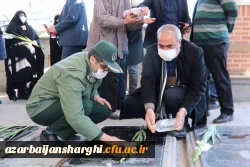تجدید میثاق خانواده بزرگ دانشگاه فرهنگیان آذربایجانشرقی با آرمانهای شهداوامام شهیدان 8