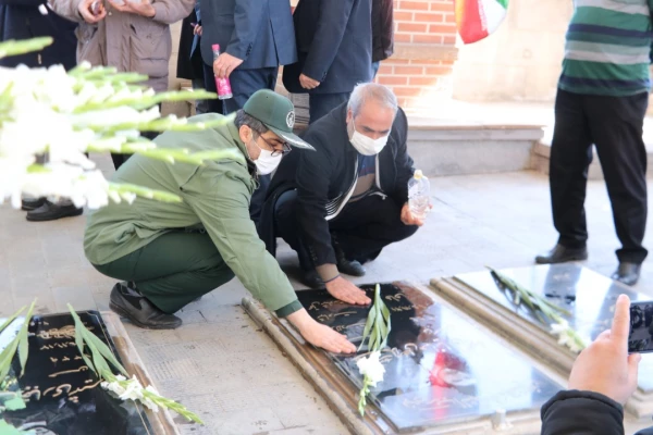 تجدید میثاق خانواده بزرگ دانشگاه فرهنگیان آذربایجانشرقی با آرمانهای شهداوامام شهیدان 9