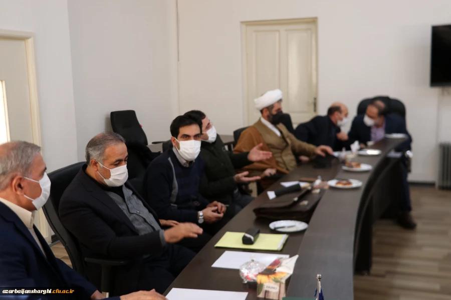  جلسه شورای از سرگیری آموزش حضوری دانشجو معلمان دانشگاه فرهنگیان آذربایجان شرقی برگزار شد. 4