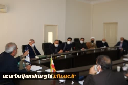  جلسه شورای از سرگیری آموزش حضوری دانشجو معلمان دانشگاه فرهنگیان آذربایجان شرقی برگزار شد. 8