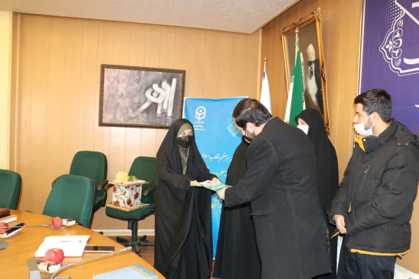 مراسم تکریم و معارفه مسئول بسیج دانشجویی خواهران دانشگاه فرهنگیان استان آذربایجان شرقی 3