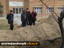 بازدید مدیریت استانی دانشگاه فرهنگیان از طرحهای عمرانی پردیس علامه امینی تبریز  2