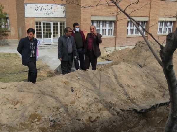 بازدید مدیریت استانی دانشگاه فرهنگیان از طرحهای عمرانی پردیس علامه امینی تبریز  2